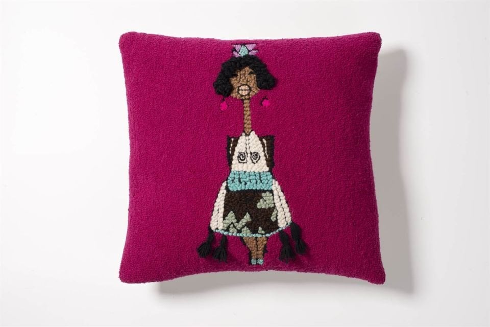 AFRICAN GIRL PINK  Punch Yastık