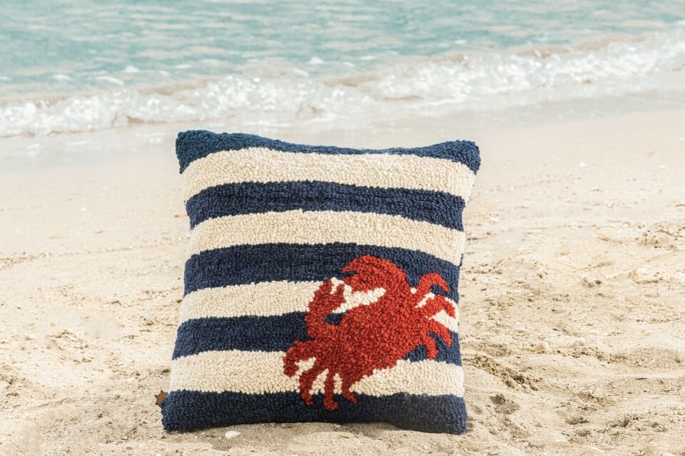 Sole Marino Sun Crab Yün Yastık